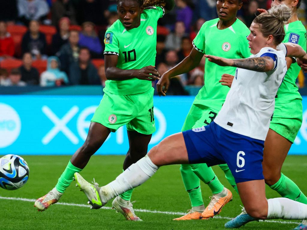 England defender Millie Bright has stepped up in the absence of Leah Williamson. Picture: Patrick Hamilton / AFP