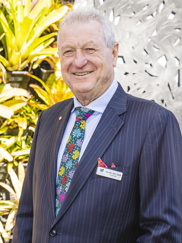 Brisbane Racing Club chairman Neville Bell at Doomben Racecourse for Melbourne Cup Day. Socials: Damien Anthony Rossi | Pictures: Jared Vethaak