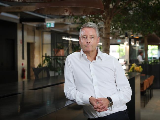 16/2/22: Greg Goodman, Head of Goodman Group ahead of the release of the company's results. John Feder/The Australian.