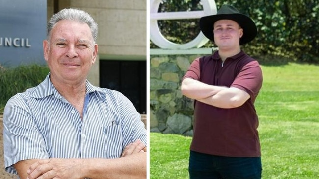 Candidates for Division 1, Paul Jacob and Division 2, Jai Philpots, have joined forces in group called Change to contest Townsville's local government election. Pictures: Supplied.