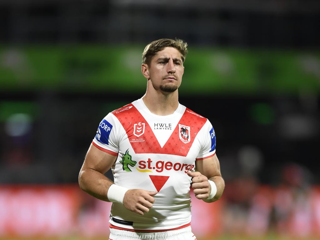 Ben Hunt has confirmed Zac Lomax wants out of the Dragons. Picture: NRL Photos