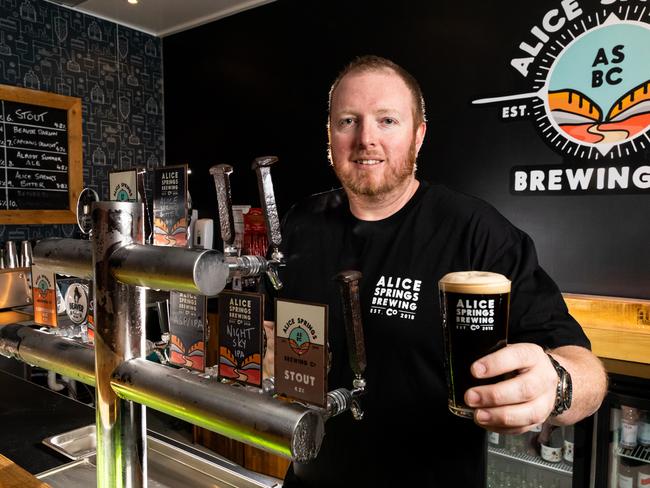 Alice Springs Brewing Co owner Kyle Pearson is gearing up for Indie Beer Day this weekend. Photo: EMMA MURRAY