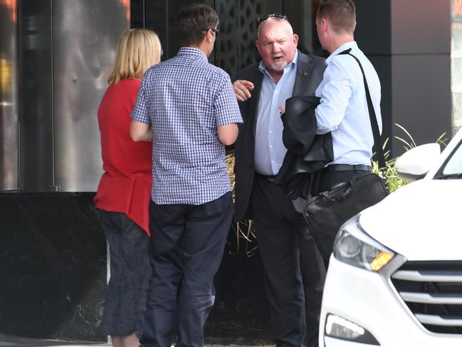 The Fowler family after a press conference in Surrey, British Columbia. Picture: Peter Whittle/News Corp Australia