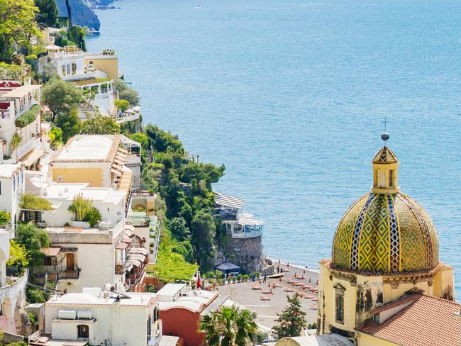 View to hillside town of Positano, Amalfi coastPhoto GettyEscape 19 June 2022Amalfi tour Italy destination