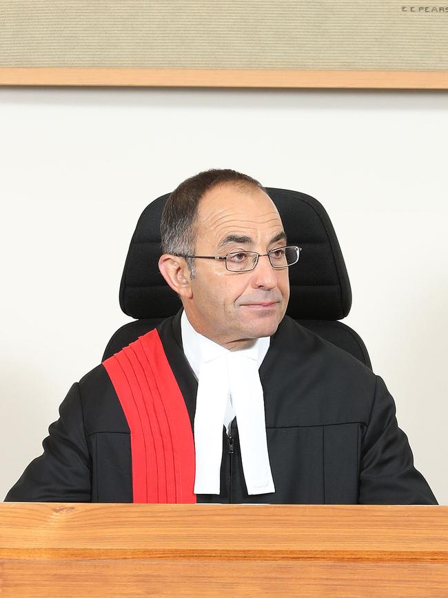 Supreme Court Chief Justice Chris Kourakis. Picture: Dylan Coker