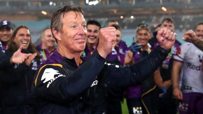 Storm coach Craig Bellamy will come up against his old mentor in round 1. Picture: Cameron Spencer/Getty