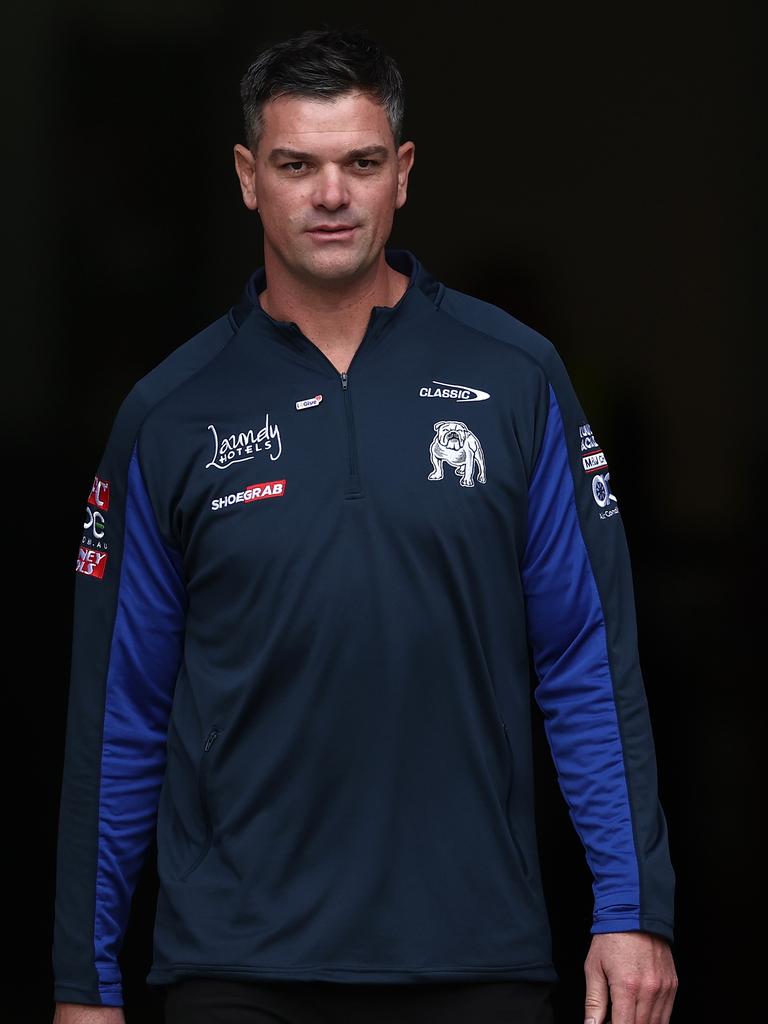 Bulldogs coach Cameron Ciraldo. Picture: Matt King/Getty