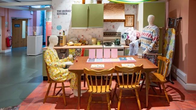 You can also sit at the Quinns’ kitchen table where Ma Mary, Aunt Sarah, Da Gerry, Granda Joe and Uncle Colm swap quips.