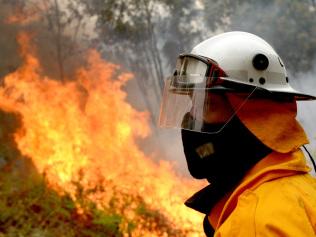 Firefighters backburn along Putty Road in Colo Heights in Sydney, Saturday, November 16, 2019. High temperatures, low humidity and gusty winds are threatening NSW this weekend, with severe fire danger ratings for regions in the north of the state. (AAP Image/Jeremy Piper) NO ARCHIVING