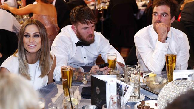 Pic Michael KLEIN, Melbourne , Australia , September 23rd. 2013 AFL Brownlow count2013 AFL Brownlow medal at Crown Casino. Dane Swan