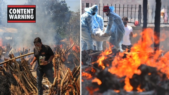 Mass cremations in India after horrific second COVID-19 wave