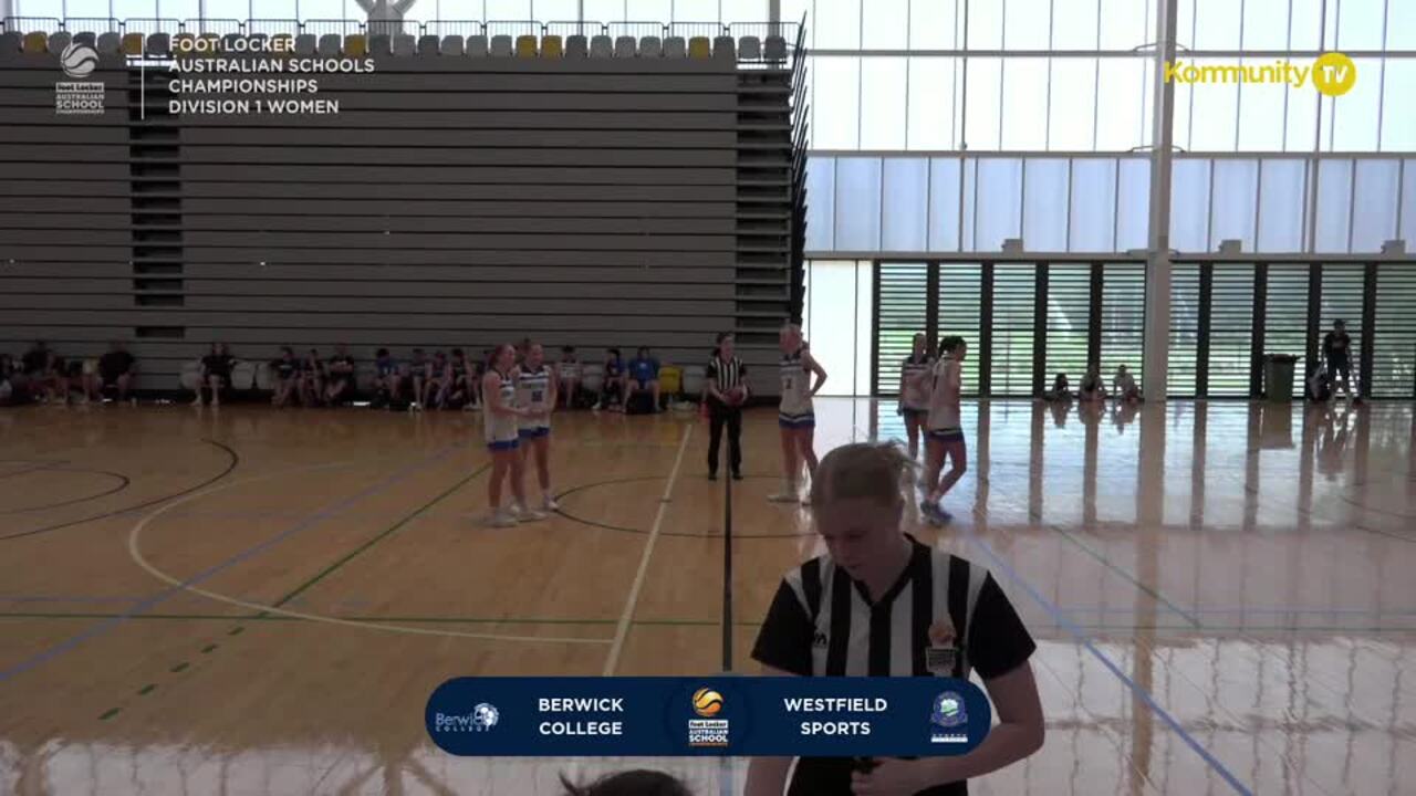 Replay: Berwick College v Westfields Sports High (U20 Women Div 1 Bronze) - 2024 Basketball Australia Schools Championships Day 5 - Court 3