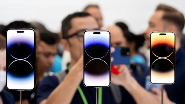 An insider claims Apple will lose six million iPhone Pros this year. Picture: Brittany Hosea-Small/AFP