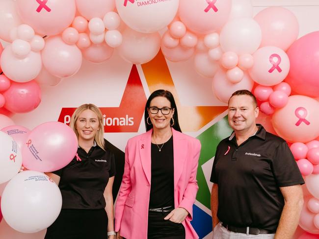 Katherine Gonzalez-Cork with her colleagues