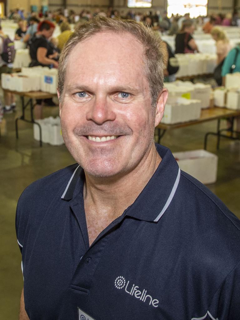 Grant Simpson, CEO Lifeline Darling Downs &amp; South West QLD at the Chronicle Lifeline Bookfest 2022. Saturday, March 5, 2022. Picture: Nev Madsen.