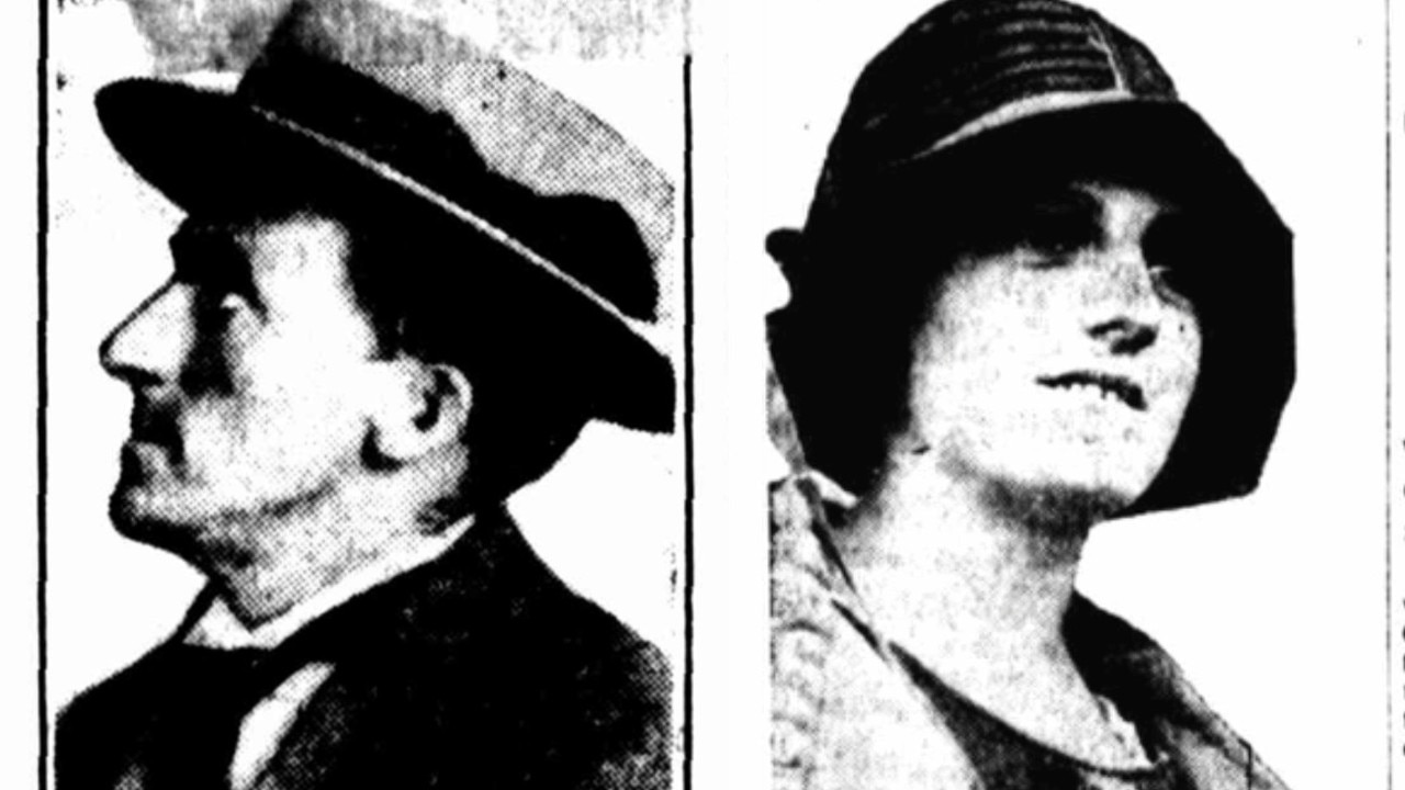 Newspaper photographs of Howard Vernon and Vera Chandler. Pictures: Trove