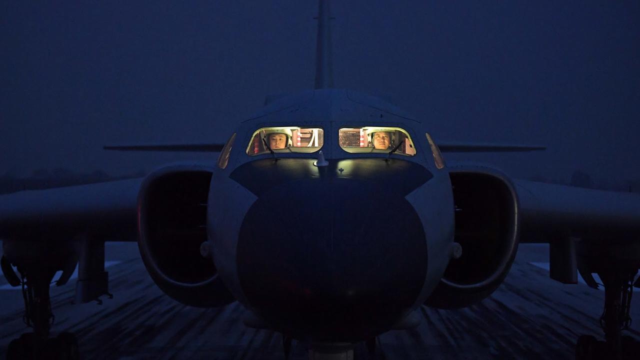 PLA pilots get ready to take off for a cross-area maneuver training exercise in late March. Picture: China Ministry of Defence