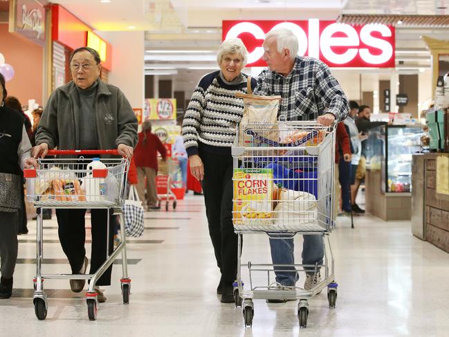 Traditionally, customers have looked after all aspects of grocery shopping themselves. Picture: Richard Dobson