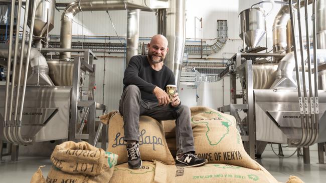 Zarraffa's coffee chain founder Kenton Campbell. Picture: Mark Cranitch