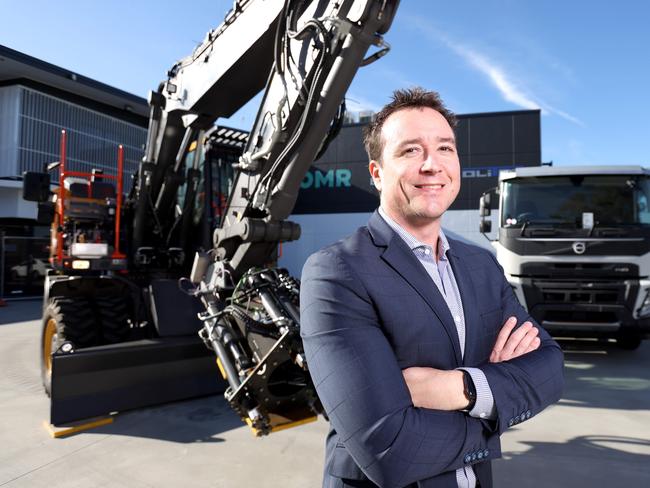 James Oliver the CEO, BluVein was a small engineering business as part of the move to electrify mining operations with a system , BluVein , on Tuesday 27th June 2023 - Photo Steve Pohlner