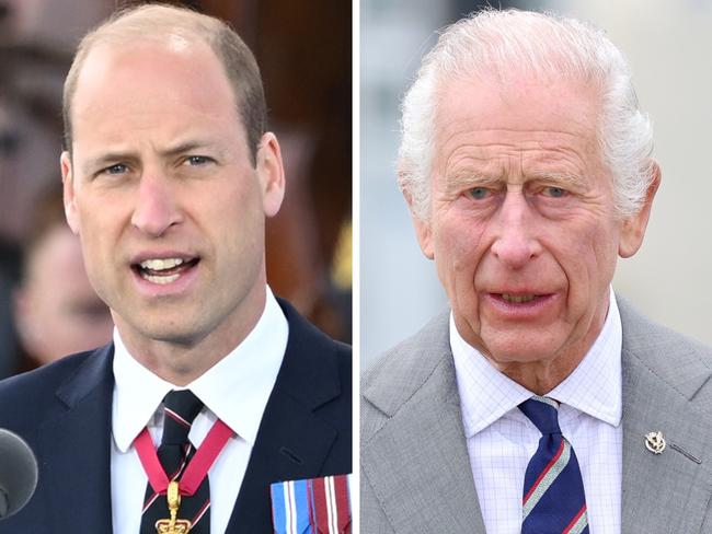 Prince William and King Charles.