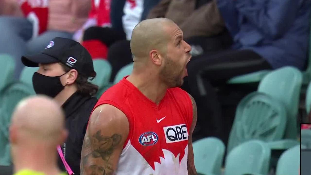 Buddy Franklin got off to a great start against cross-town rivals GWS.