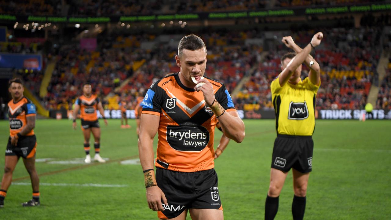 Marshall was critical of Naden after he was sin-binned against the Dolphins in Round 11. Picture: NRL Images.