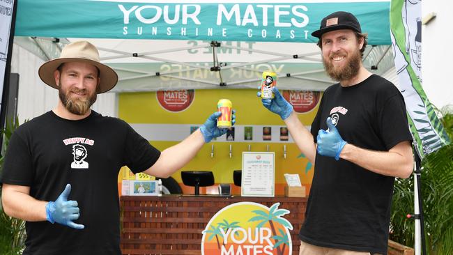 Your Mates brewery founders Matt Hepburn and Christen McGarry had their best year yet in the GABS Hottest 100 countdown. Photo Patrick Woods / Sunshine Coast Daily.