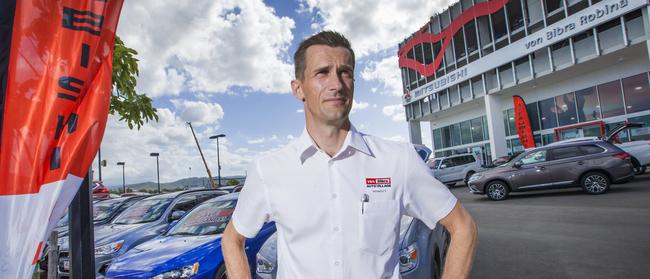 Car dealer Wade von Bibra is overseeing an expansion of the von Bibra Group on the Gold Coast. Picture: NIGEL HALLETT