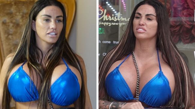 Katie Price seen in Thailand after her biggest boob job yet.