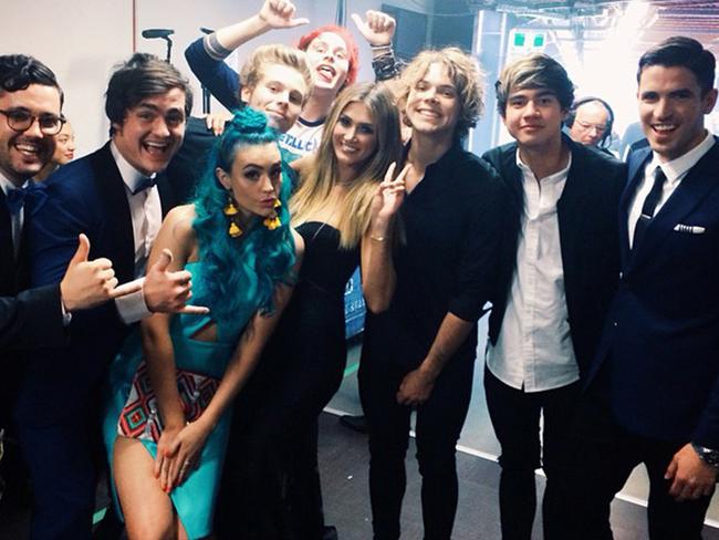 Winning group Sheppard shared the love on social media at the ARIAs.