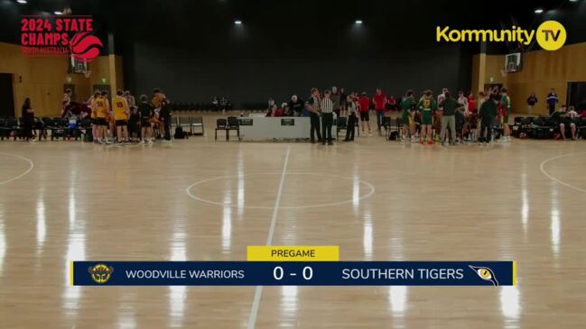 Replay: Woodville Warriors v Southern Tigers (U18 Boys State) - Basketball SA State Junior Championships Day 3