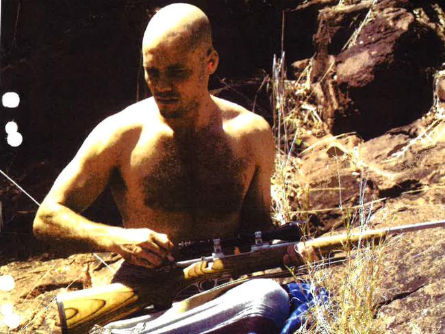 Matej 'Matt' Vanko pictured with a rifle.