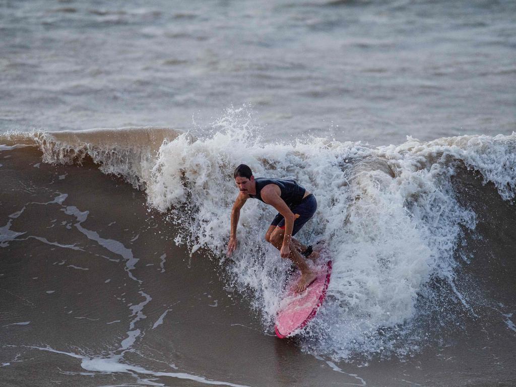 Top End Surfing at Nightcliff beach, Darwin. Picture: Pema Tamang Pakhrin