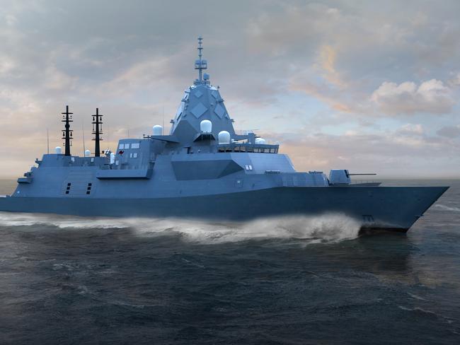 Future Hunter class frigate (BAE Systems image)