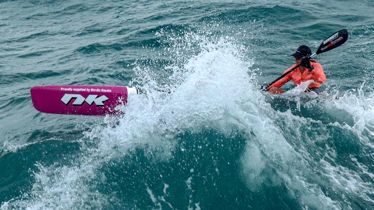 Tough stuff … along the way Bonnie encountered surf conditions dubbed simply “Killer Waves”.