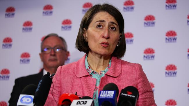 Premier Gladys Berejiklian has urged NSW residents to avoid Brisbane this weekend. Picture: NCA NewsWire / Gaye Gerard