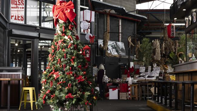 Prahran Market is ready for Christmas.