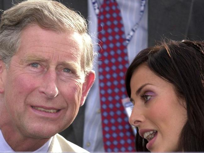 07/07/2002.  Charles, Prince of Wales chats with singer Natalie Imbruglia during the Capital Radio Party in the Park at Londons Hyde Park.Imbruglia/SingerRoyals