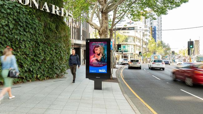 A plan of the Pacific Hwy sign in St Leonards.