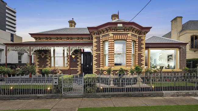 The elegant Victorian-era house sits on bluestone foundations.