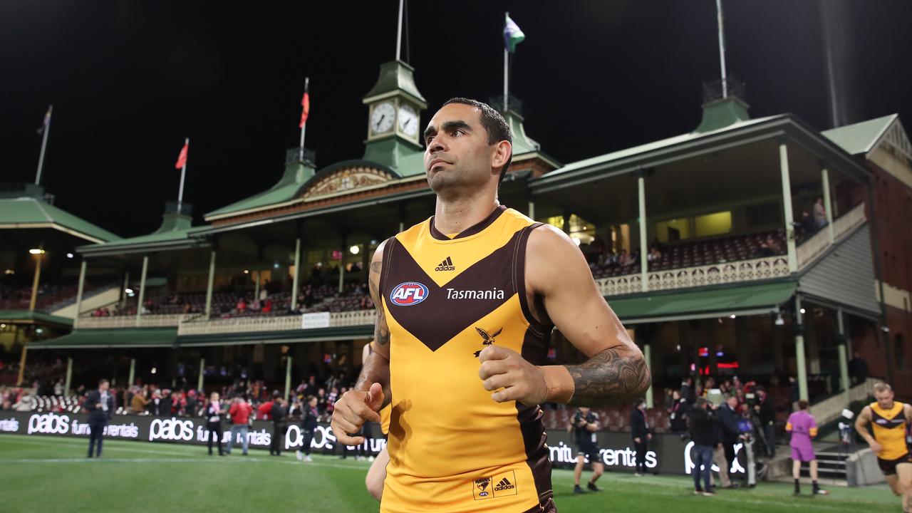 Shaun Burgoyne will don the green vest for Hawthorn’s clash with the Giants. Picture: Matt King/AFL Photos/via Getty Images