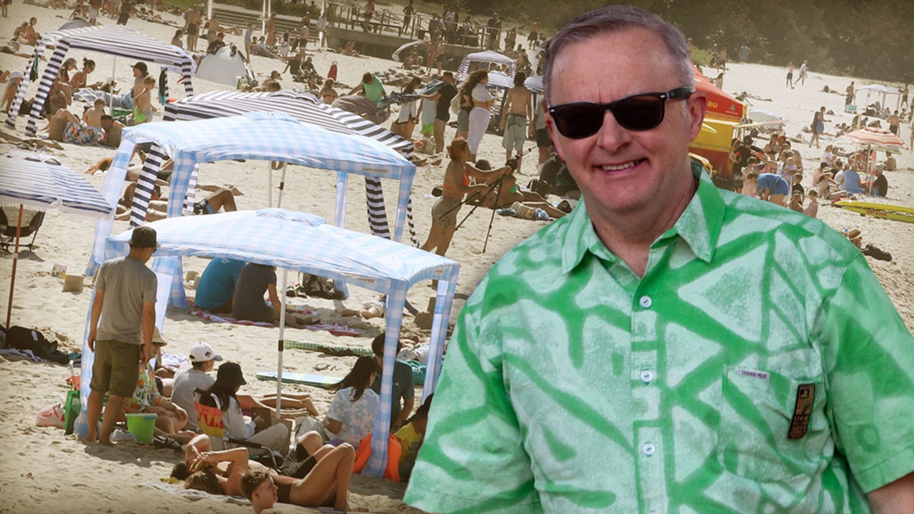 Blair: Three words for Albo’s lazy cabana-gate shade