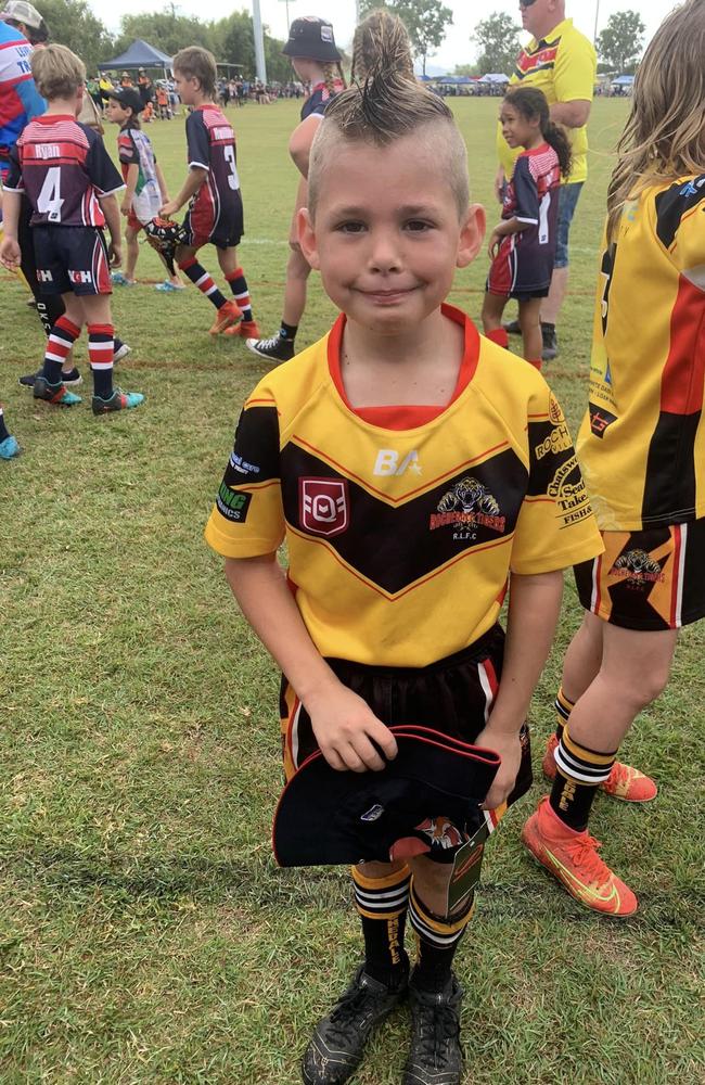 Rochedale Tigers under-9s star Maverick Taylor.