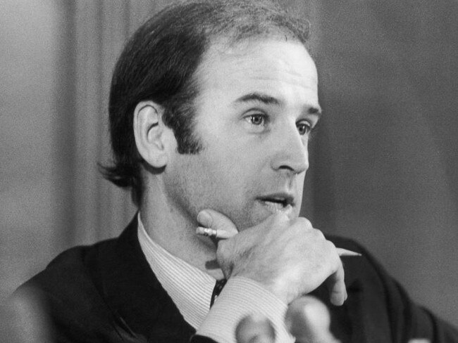 Joe Biden in 1980. Picture: Getty Images