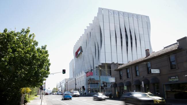 Swinburne University staff are set to protest at the university. Picture: George Salpigtidis