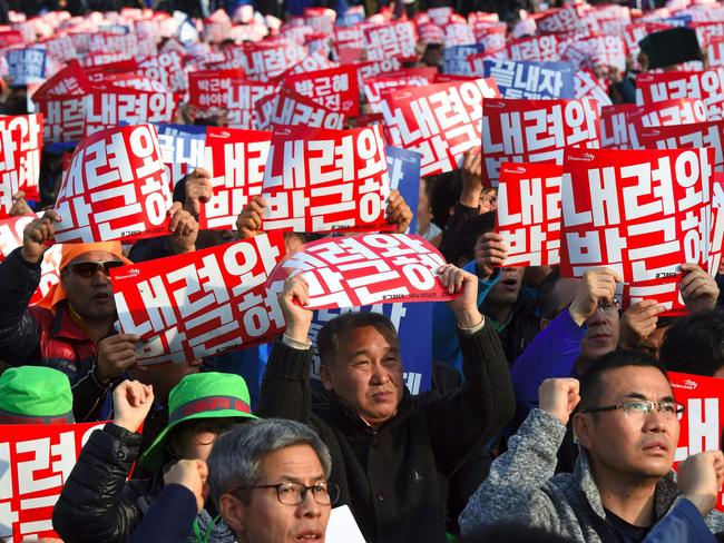 South Korean Protest: President Called On To Resign Over Alleged ...