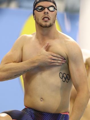Chalmers carries the Olympics with him. (Sarah Reed)