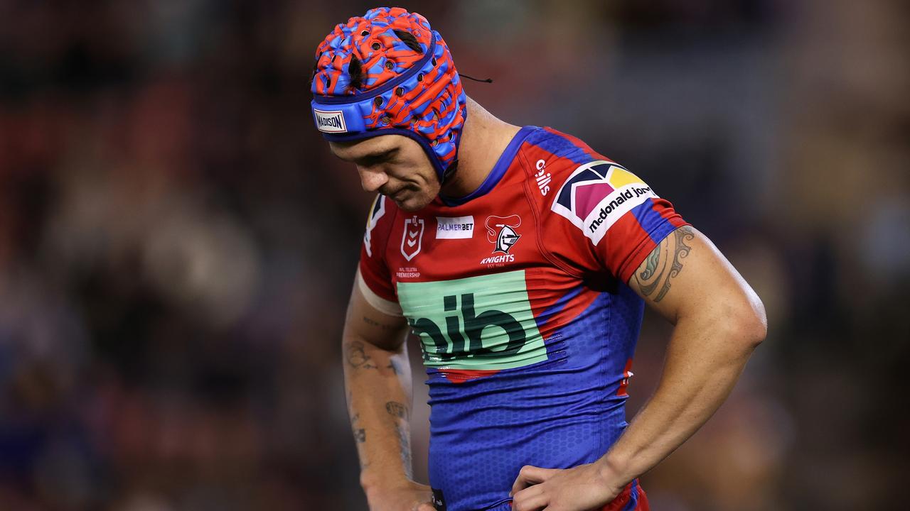 There are now questions regarding Kalyn Ponga’s leadership qualities. Picture: Getty Images