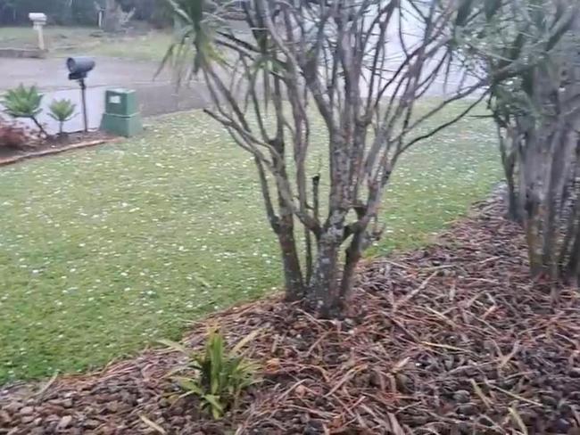 Southeast Queensland smashed by hail in Friday afternoon storm